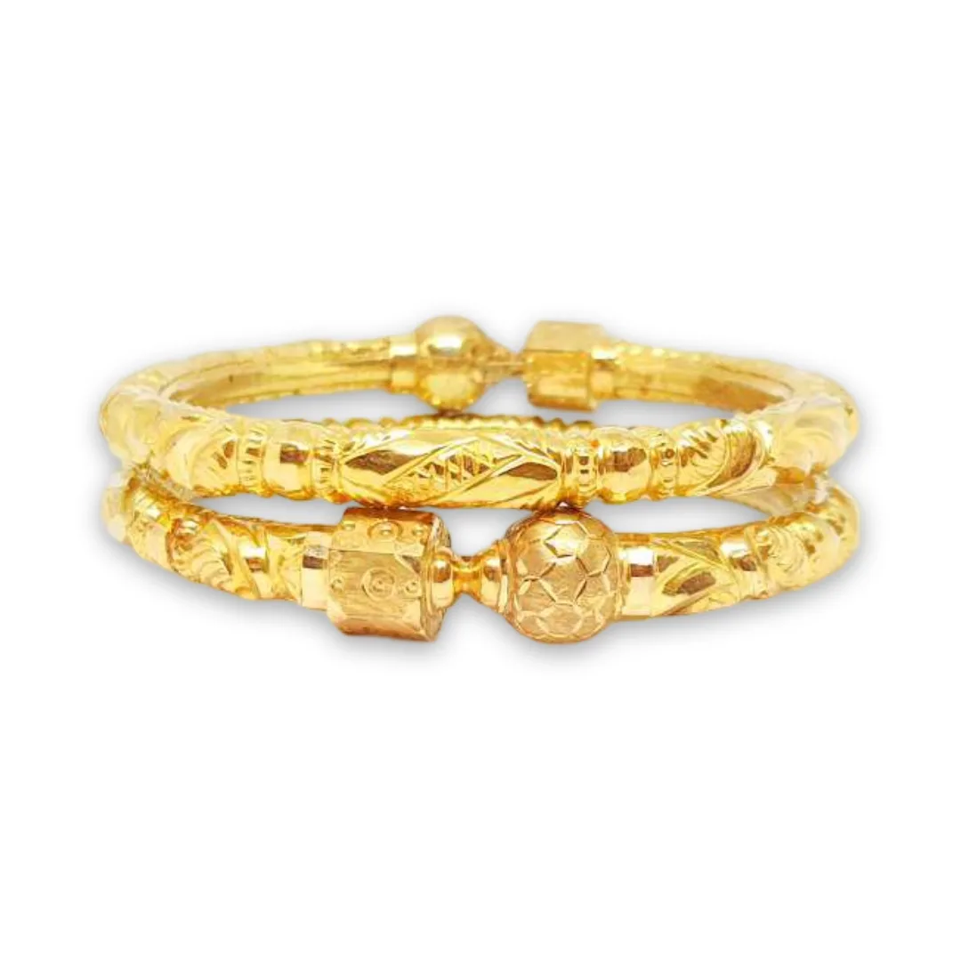 Eternal Splendour Gold Bangles